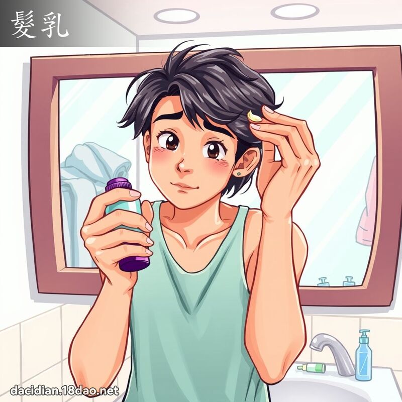 发乳 - 国语大辞典配图
