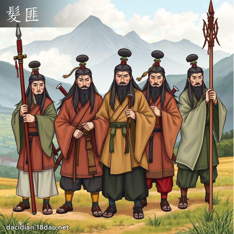 髮匪 - 國語大辭典配圖