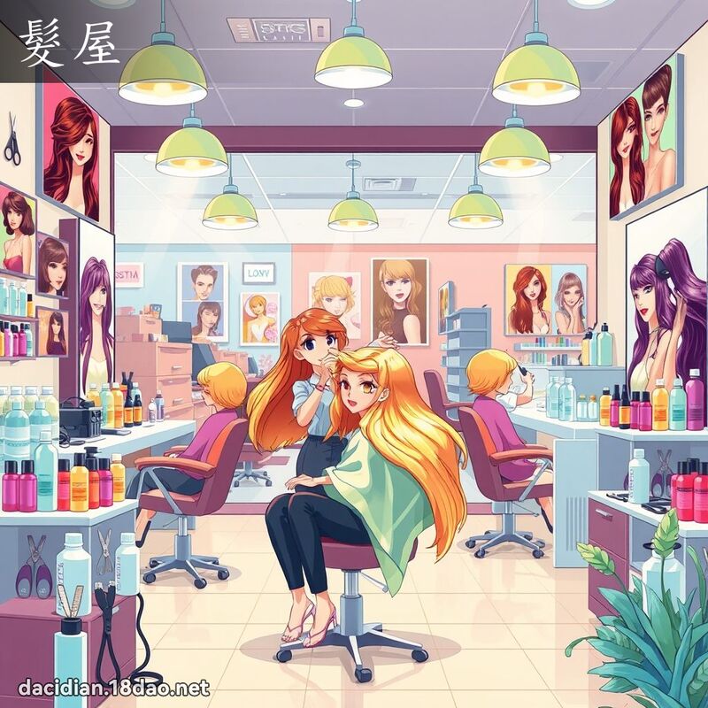 髮屋 - 國語大辭典配圖