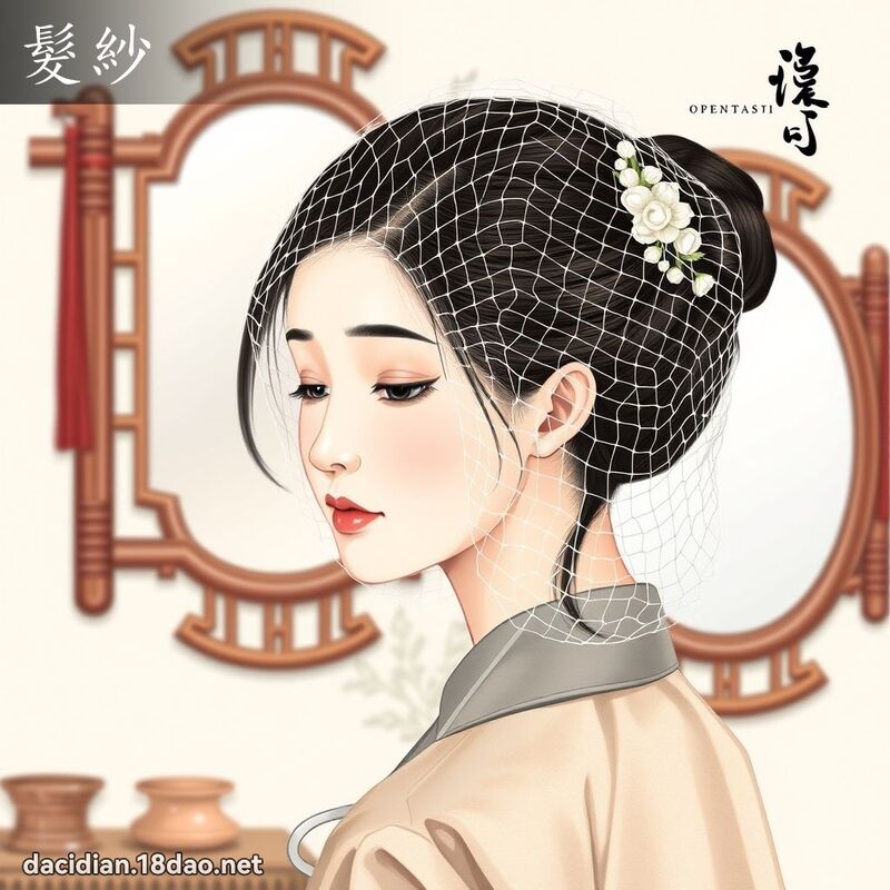 髮紗 - 國語大辭典配圖