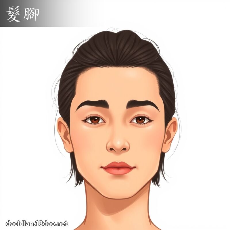 髮腳 - 國語大辭典配圖