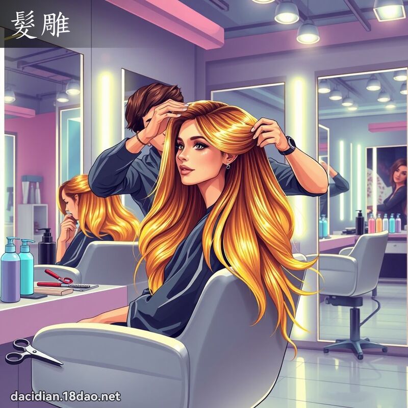 髮雕 - 國語大辭典配圖