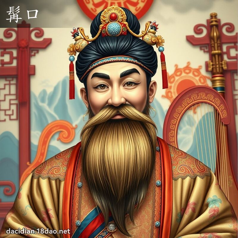 髯口 - 国语大辞典配图