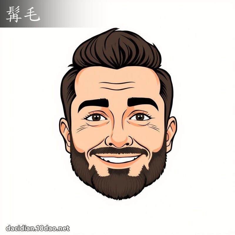 髯毛 - 國語大辭典配圖