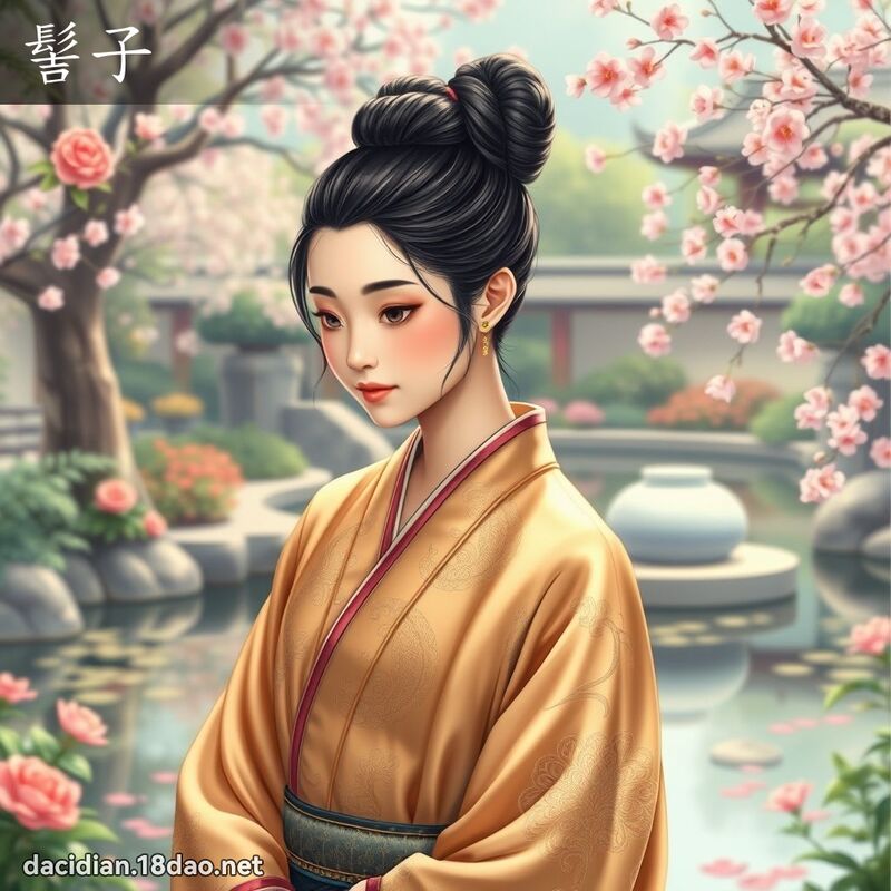 髻子 - 國語大辭典配圖