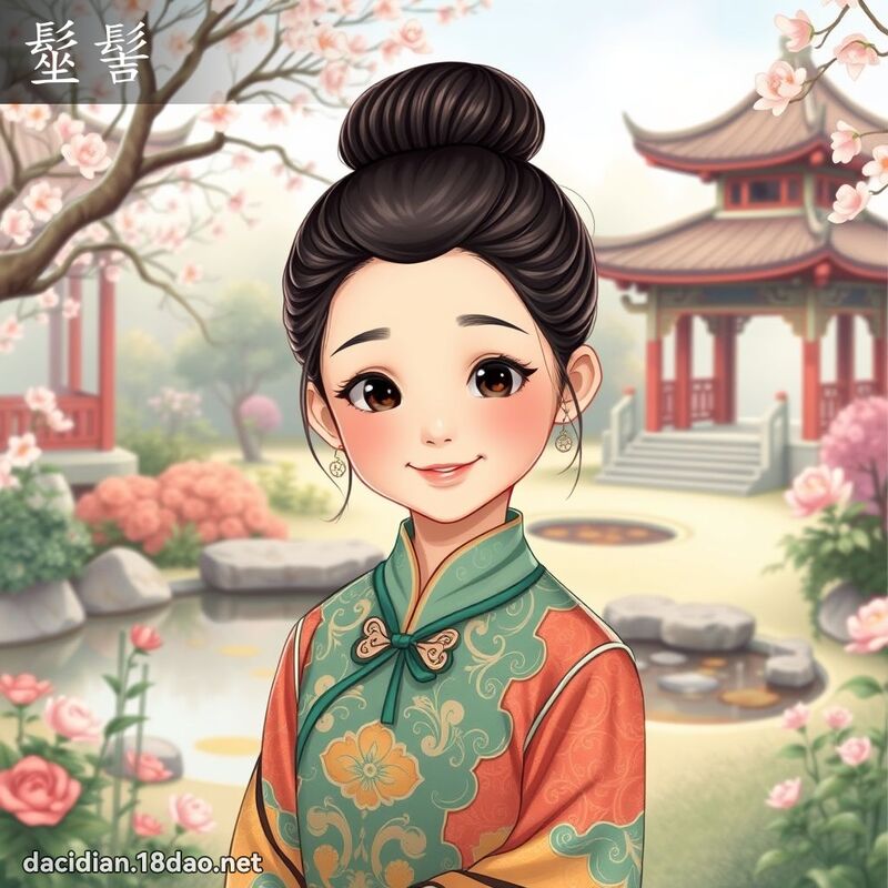 髽髻 - 國語大辭典配圖
