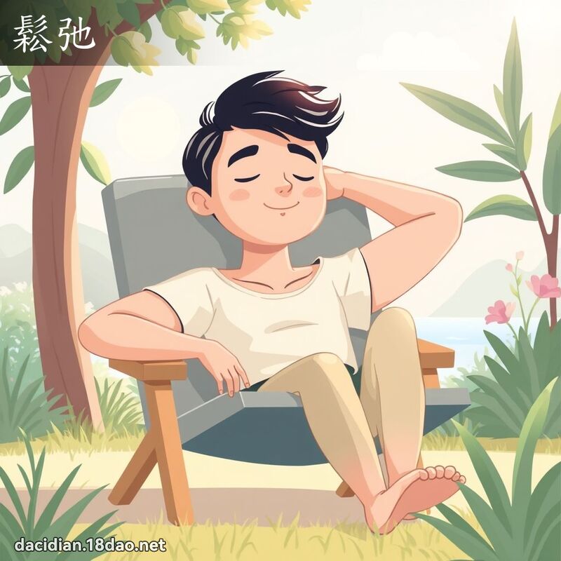 鬆弛 - 國語大辭典配圖