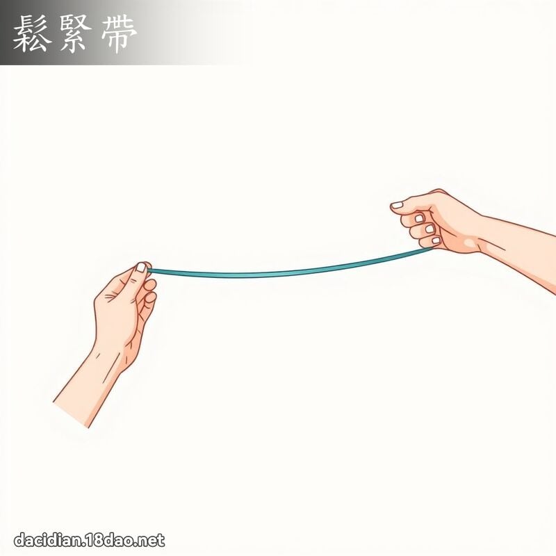 松紧带 - 国语大辞典配图