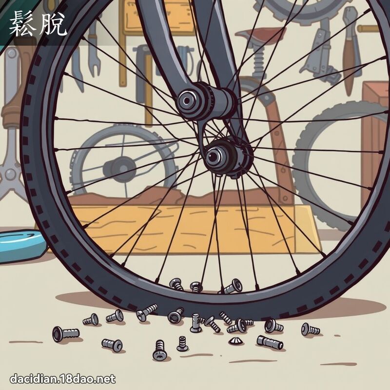 松脱 - 国语大辞典配图