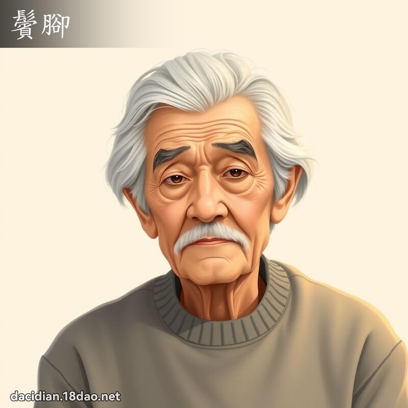 鬢脚 - 国语大辞典配图