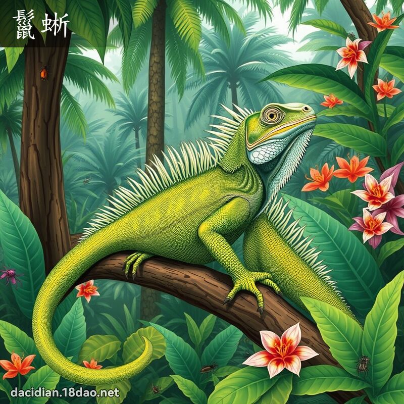 鬣蜥 - 國語大辭典配圖