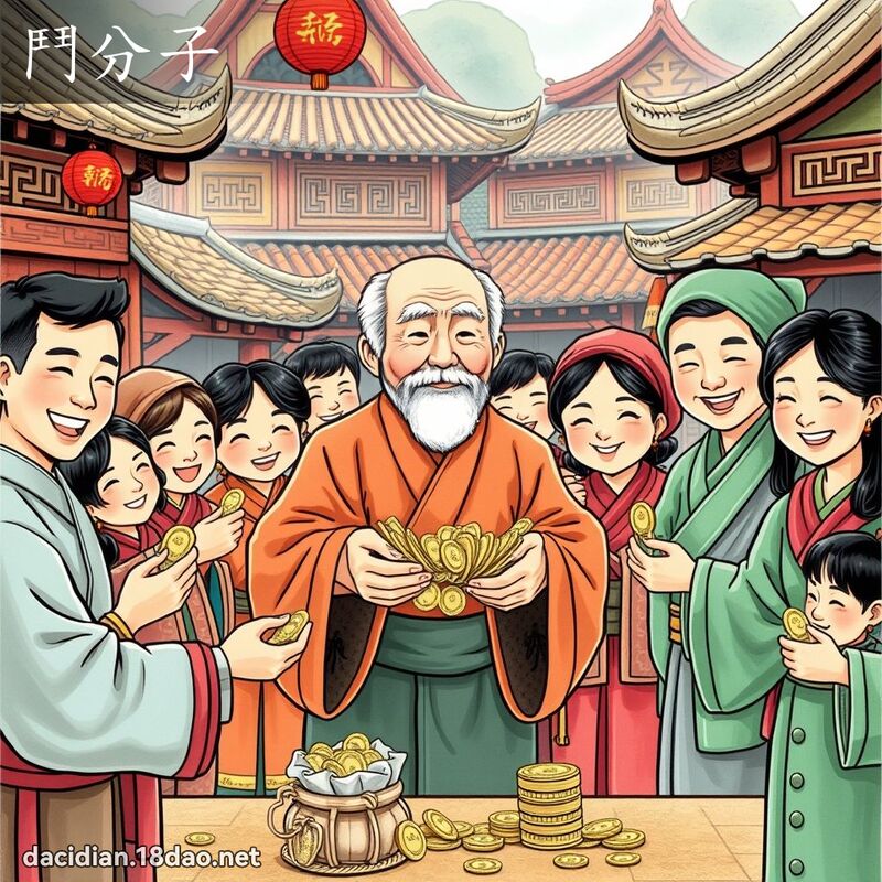 鬥分子 - 國語大辭典配圖