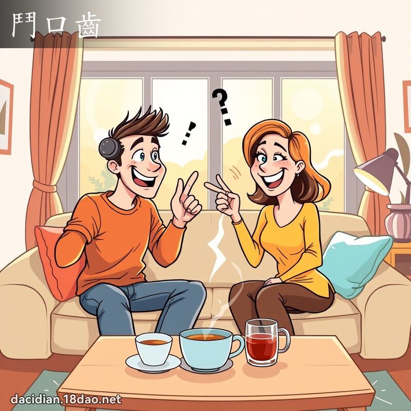 斗口齿 - 国语大辞典配图