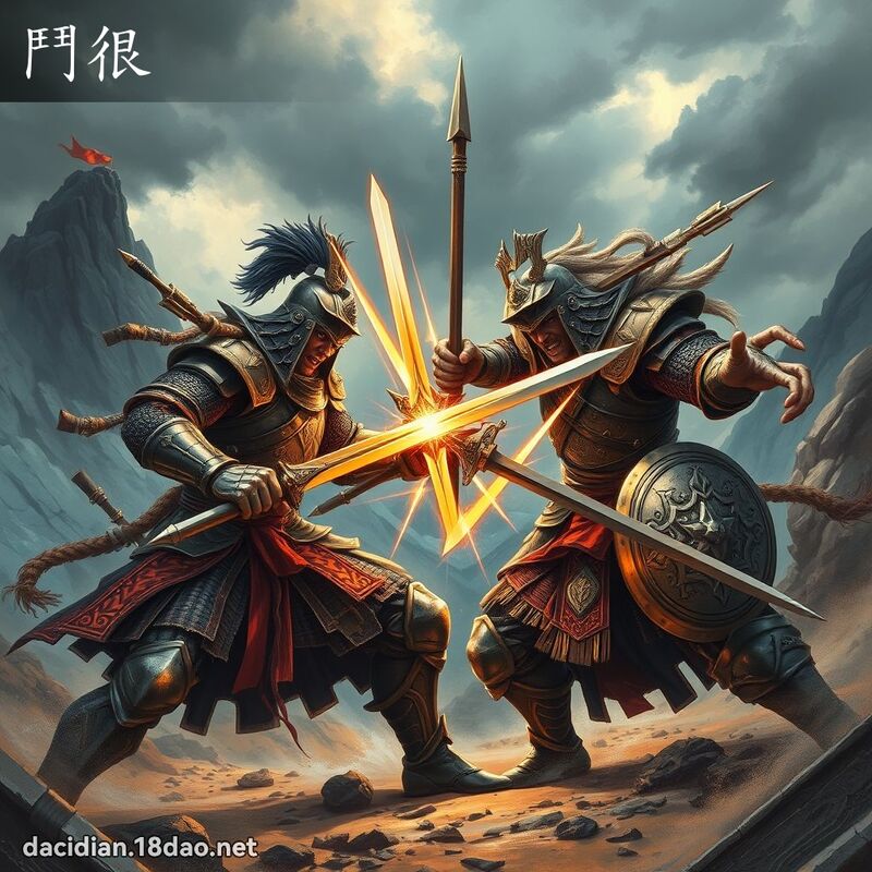 斗很 - 国语大辞典配图