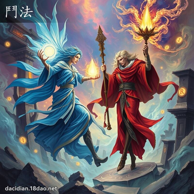鬥法 - 國語大辭典配圖