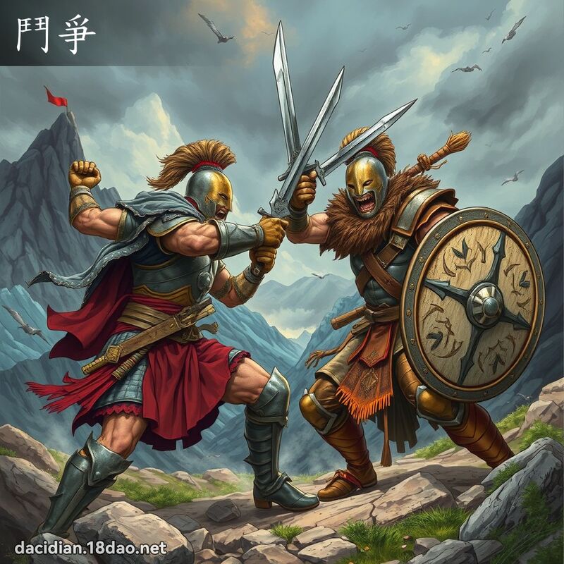 鬥爭 - 國語大辭典配圖