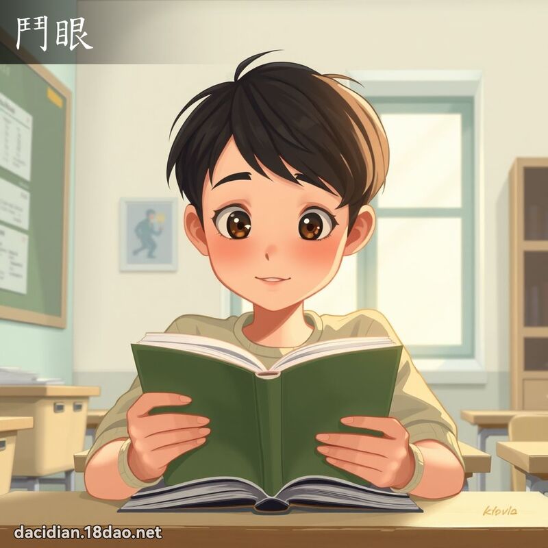 鬥眼 - 國語大辭典配圖