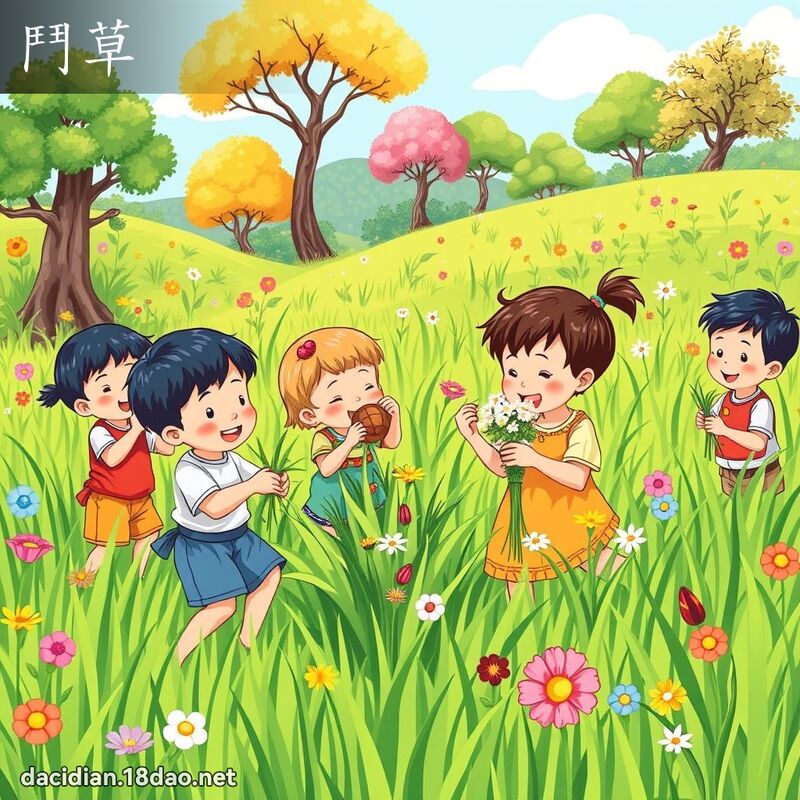 斗草 - 国语大辞典配图