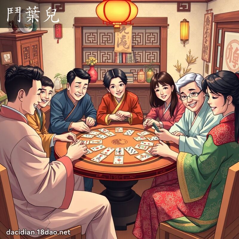 鬥葉兒 - 國語大辭典配圖