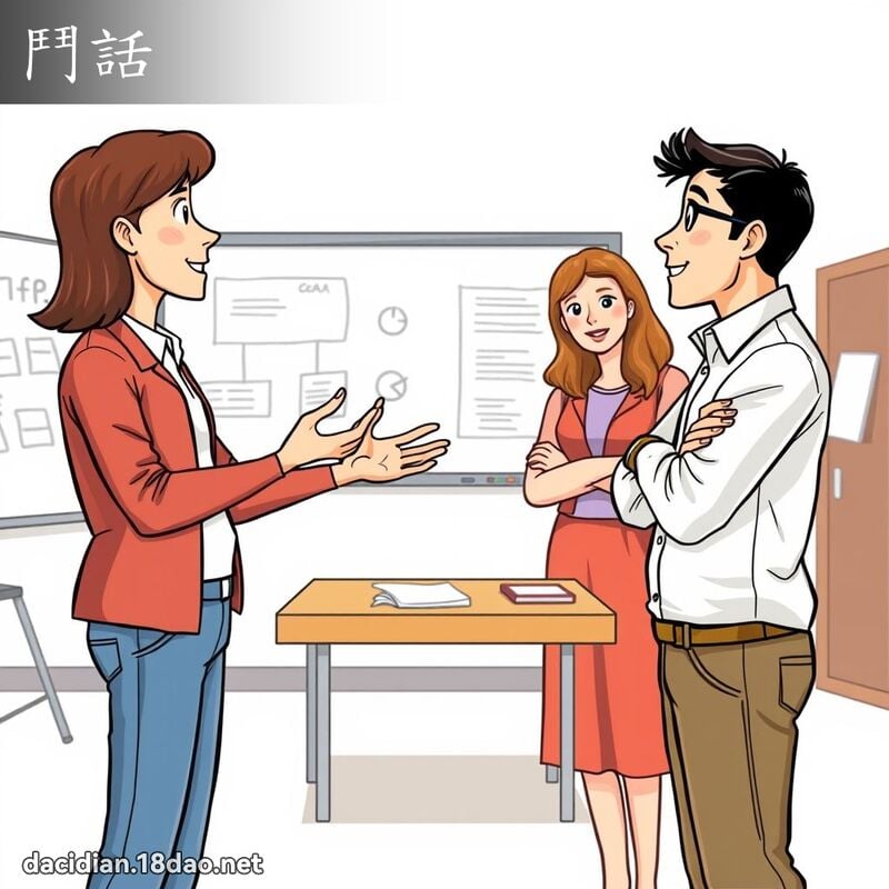 鬥話 - 國語大辭典配圖
