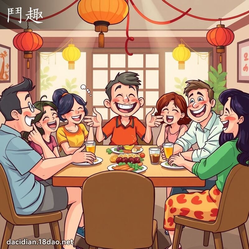 斗趣 - 国语大辞典配图