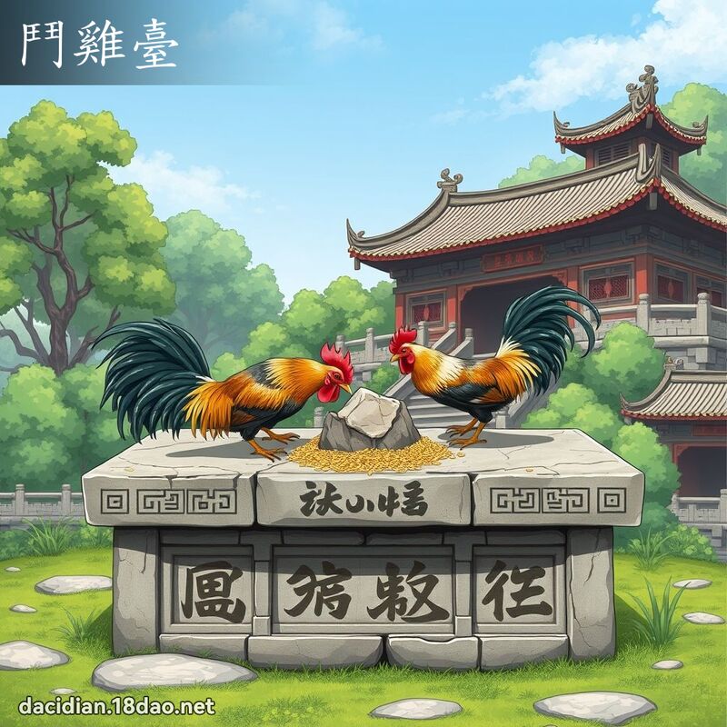 鬥雞臺 - 國語大辭典配圖