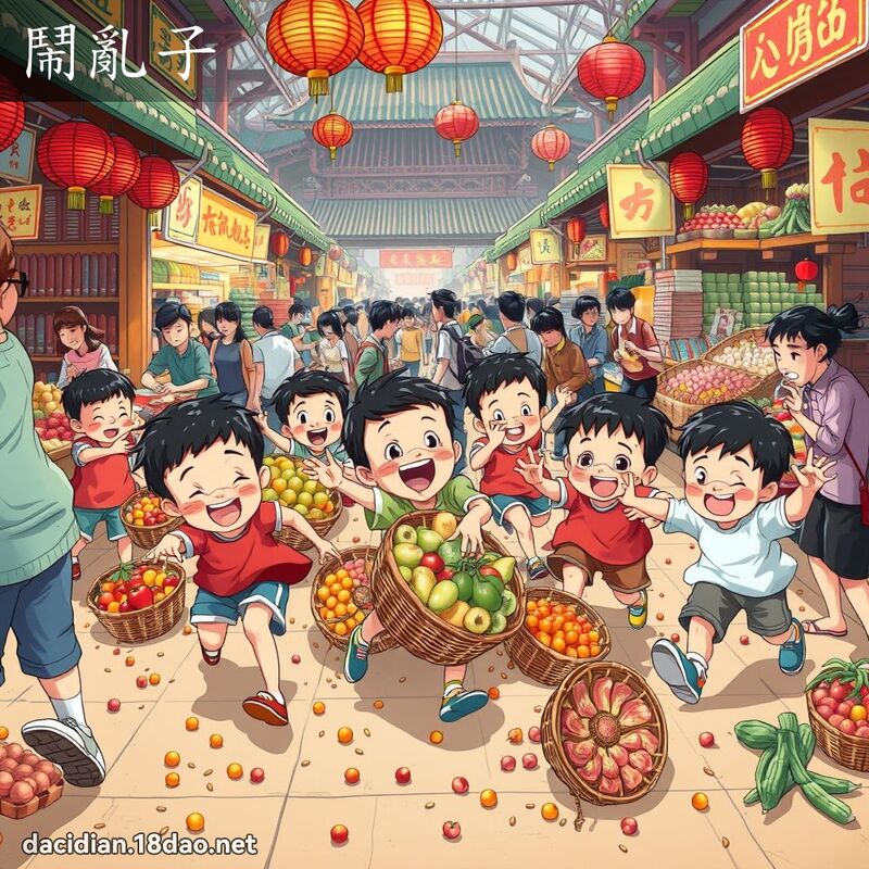 鬧亂子 - 國語大辭典配圖