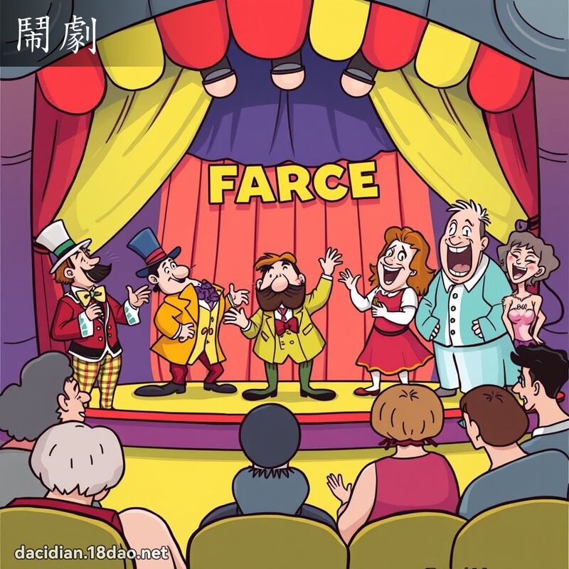 闹剧 - 国语大辞典配图