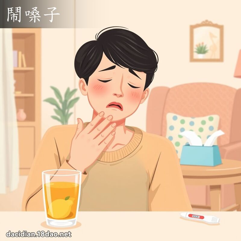 鬧嗓子 - 國語大辭典配圖