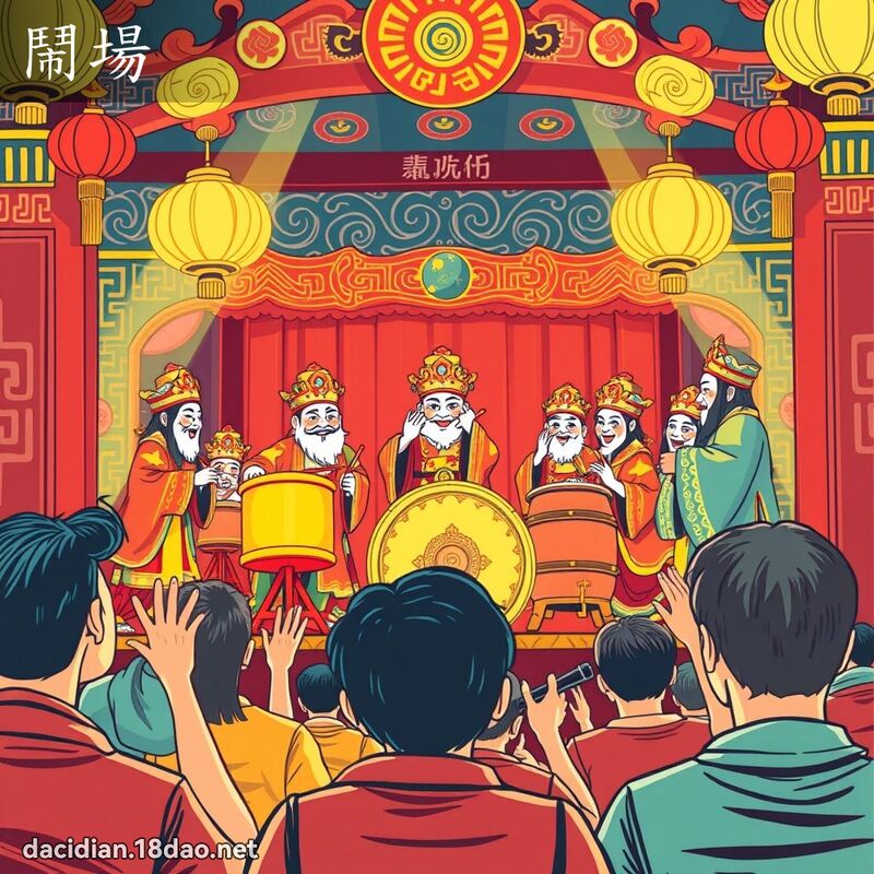 鬧場 - 國語大辭典配圖