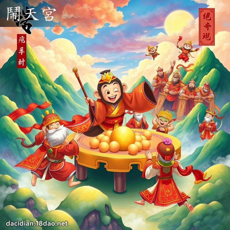 鬧天宮 - 國語大辭典配圖