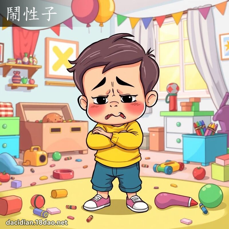 鬧性子 - 國語大辭典配圖