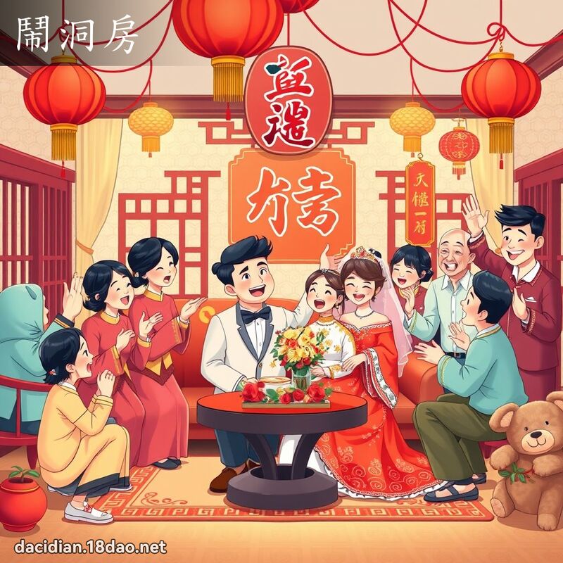 闹洞房 - 国语大辞典配图