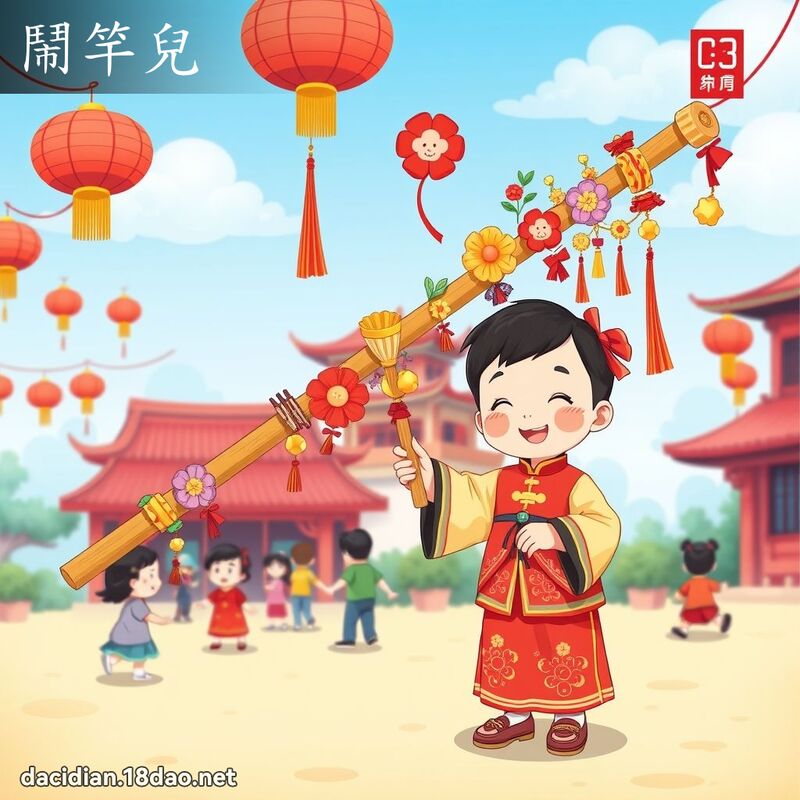 鬧竿兒 - 國語大辭典配圖