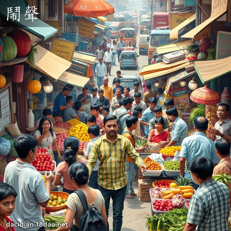 闹声 - 国语大辞典配图