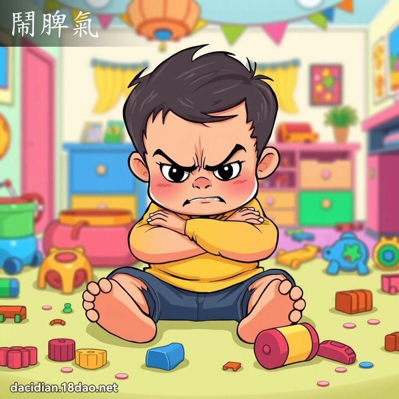鬧脾氣 - 國語大辭典配圖