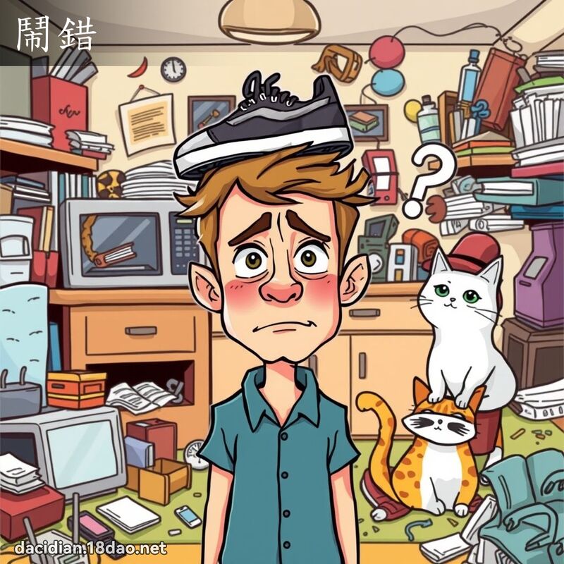 鬧錯 - 國語大辭典配圖