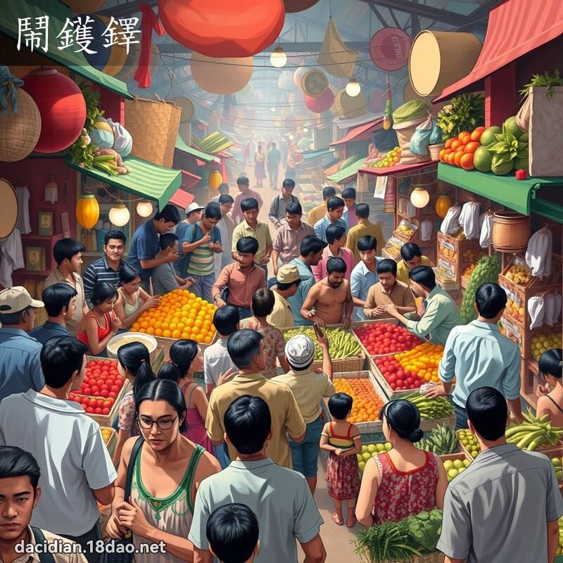 鬧鑊鐸 - 國語大辭典配圖