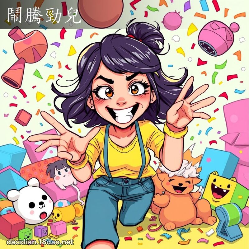 闹腾劲儿 - 国语大辞典配图