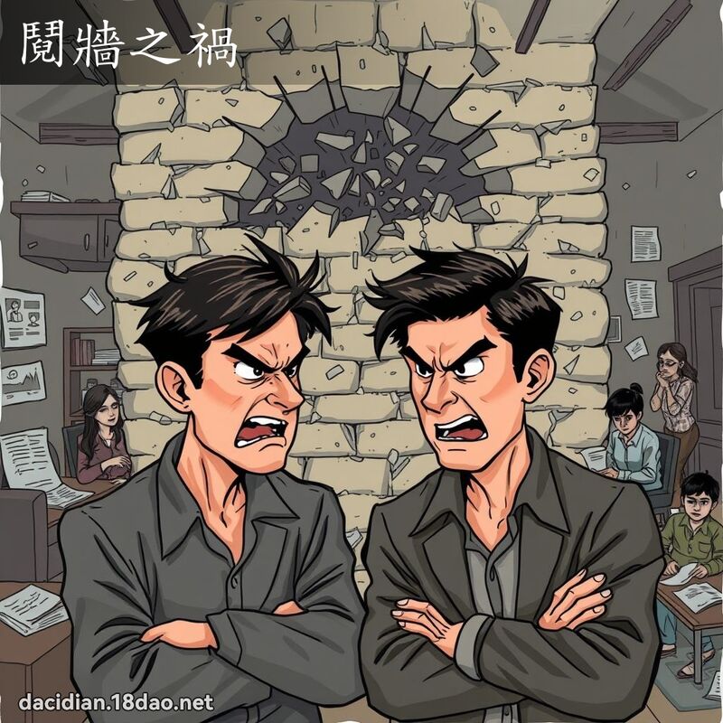 鬩墙之祸 - 国语大辞典配图