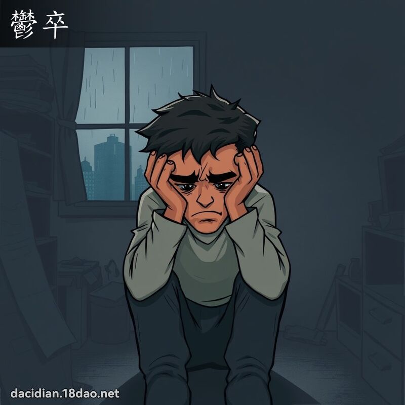 鬱卒 - 國語大辭典配圖