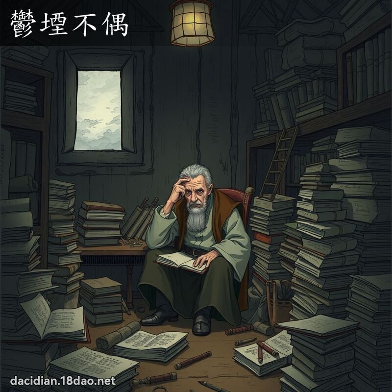 郁堙不偶 - 国语大辞典配图