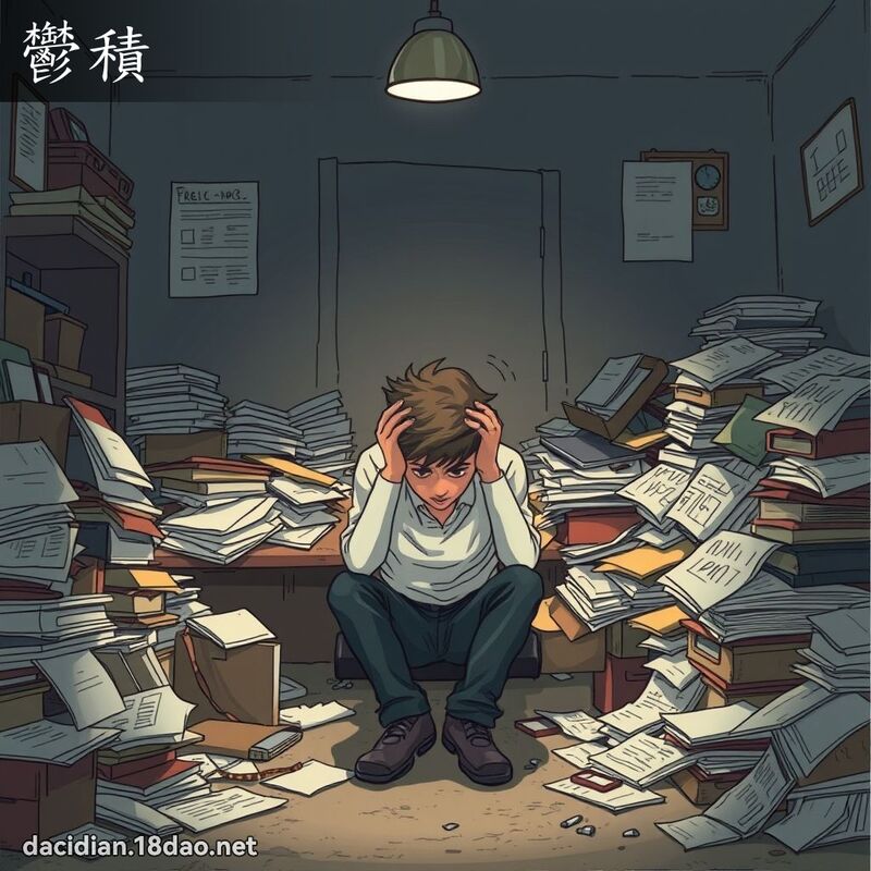 鬱積 - 國語大辭典配圖