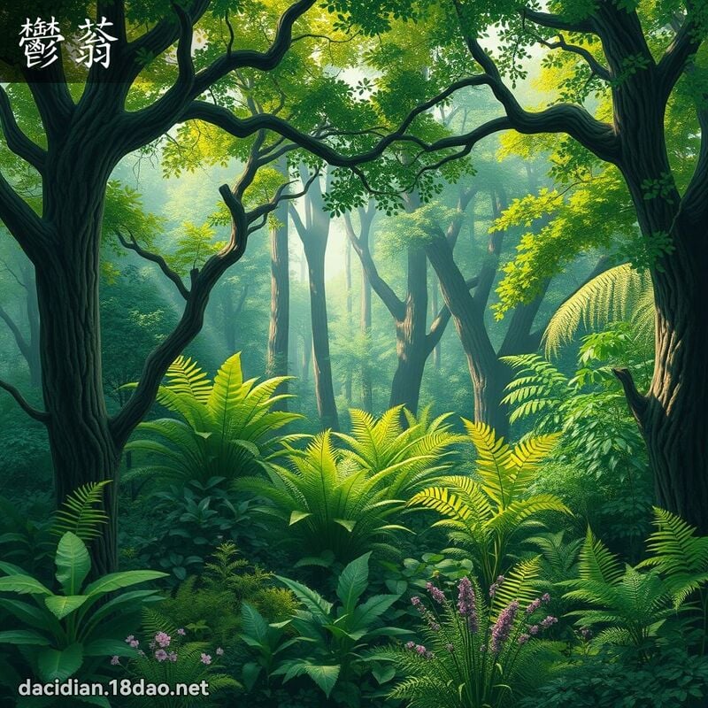 鬱蓊 - 國語大辭典配圖