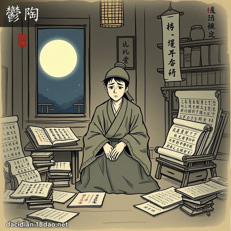 鬱陶 - 國語大辭典配圖