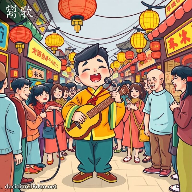 鬻歌 - 國語大辭典配圖