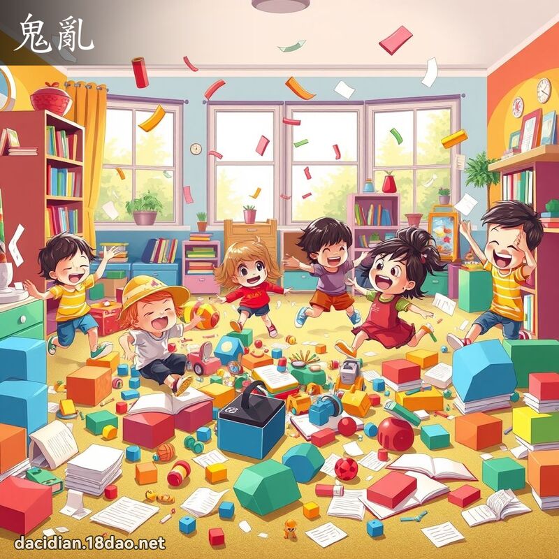 鬼乱 - 国语大辞典配图