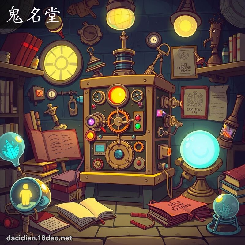 鬼名堂 - 國語大辭典配圖