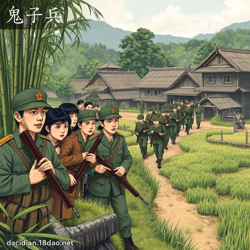 鬼子兵 - 国语大辞典配图