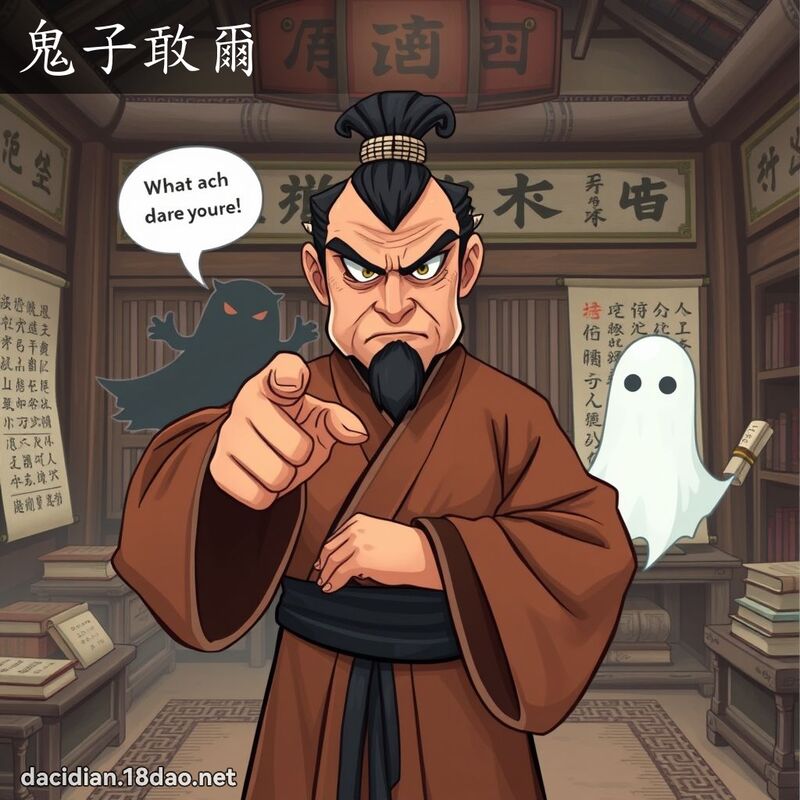 鬼子敢爾 - 國語大辭典配圖
